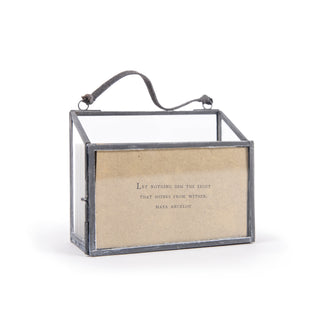 Zinc Frame Horizontal Holder for 50 Gathered Thoughts